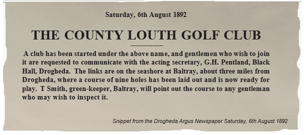 Original Club Formation logo Saturday, 6th August 1892
