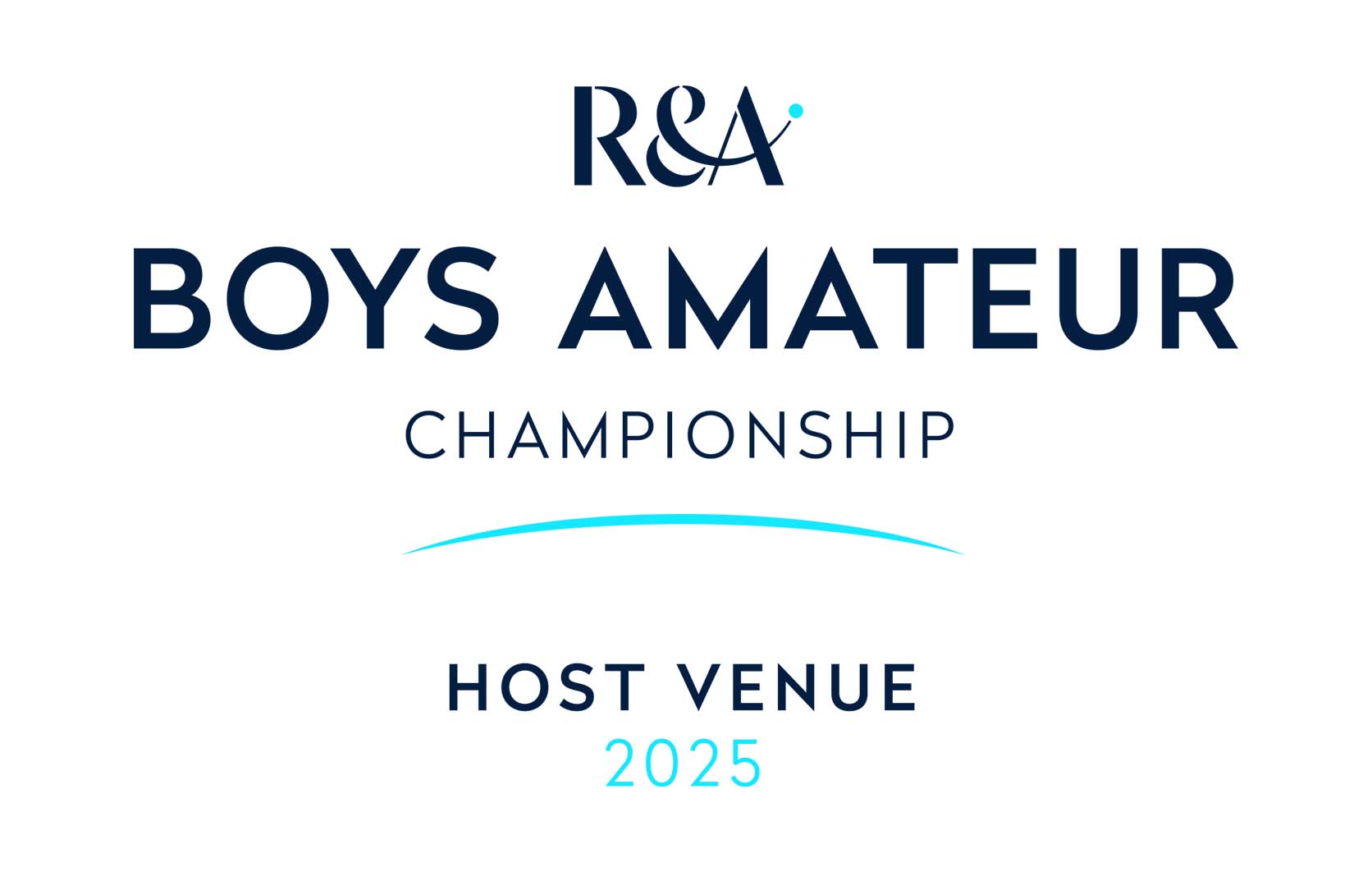 R&A Boys Amateur Championship host venue 2025 logo